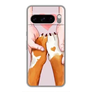 Чехол (ТПУ) Милые собачки для Google Pixel 8 Pro (Любовь к собакам)