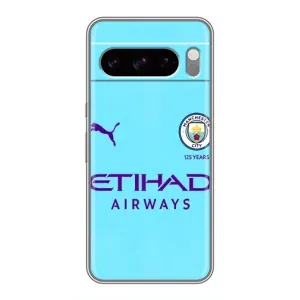 Силиконовые Чехлы принт Футбол на Google Pixel 8 Pro (Man City)