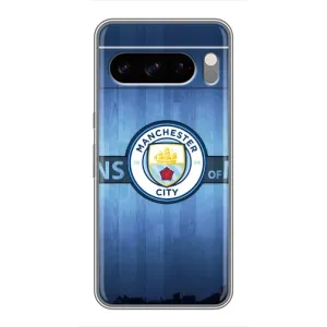 Силиконовые Чехлы принт Футбол на Google Pixel 8 Pro (ManCity)