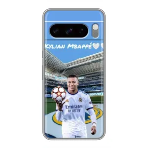 Чехол (TPU) с Футболистом на Google Pixel 8 Pro (Mbappe Real)