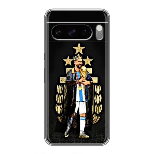 Чехол с рисунком «Месси король» для Google Pixel 8 Pro