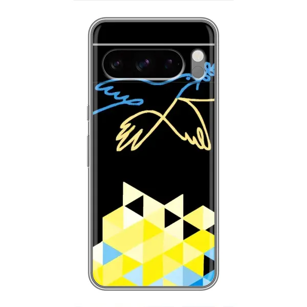 Чехол с рисунком «Мир для Украины» для Google Pixel 8 Pro Чехол с рисунком «Мир для Украины» для Google Pixel 8 Pro