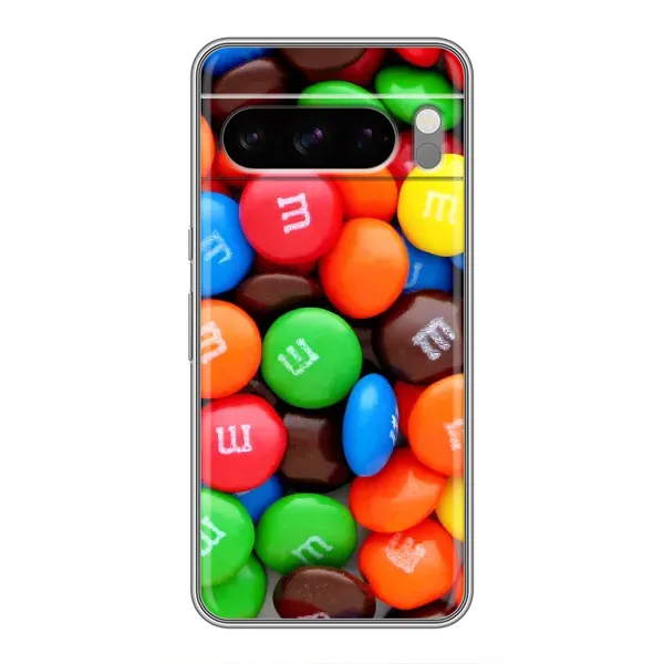 Чехол с рисунком «Разноцветные M&M'S» для Google Pixel 8 Pro Чехол с рисунком «Разноцветные M&M'S» для Google Pixel 8 Pro