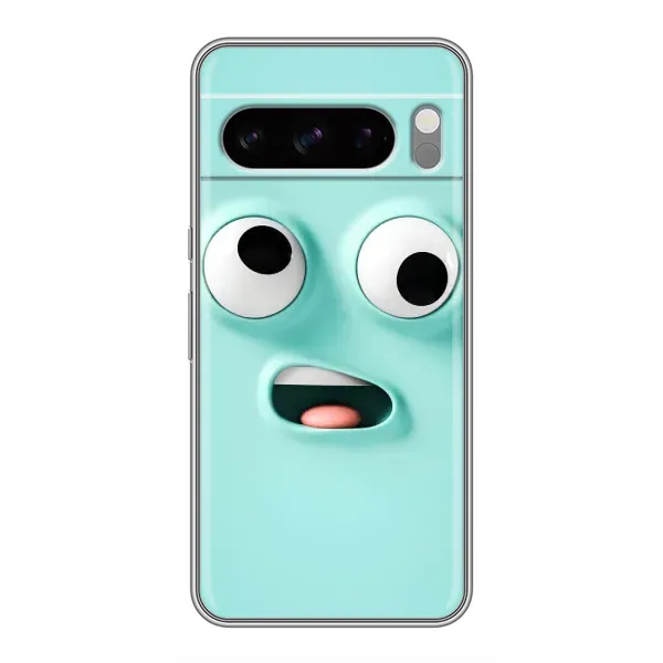 Чехол с рисунком «Забавное мятное лицо» для Google Pixel 8 Pro Чехол с рисунком «Забавное мятное лицо» для Google Pixel 8 Pro