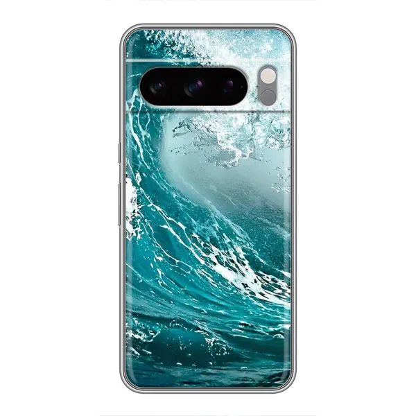 Чохол з малюнком «Морська Хвиля» для Google Pixel 8 Pro Чохол з малюнком «Морська Хвиля» для Google Pixel 8 Pro