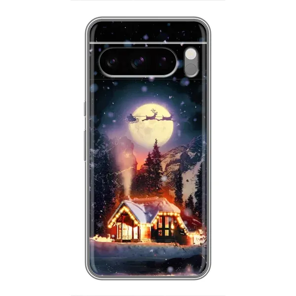 Чехол с рисунком «Настроение зимнее» для Google Pixel 8 Pro