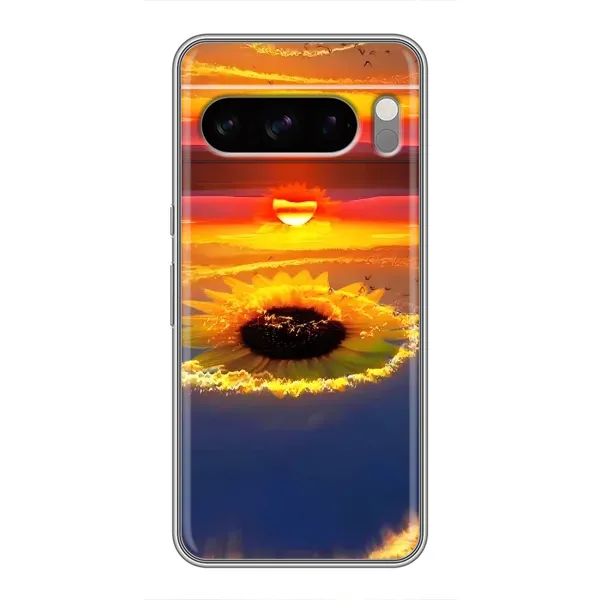 Чехол с рисунком «Небо подсолнух» для Google Pixel 8 Pro Чехол с рисунком «Небо подсолнух» для Google Pixel 8 Pro