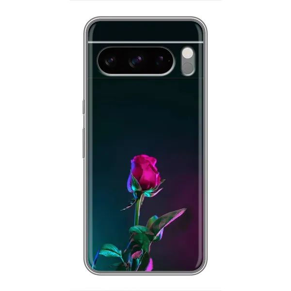 Чехол с рисунком «Ночная роза» для Google Pixel 8 Pro