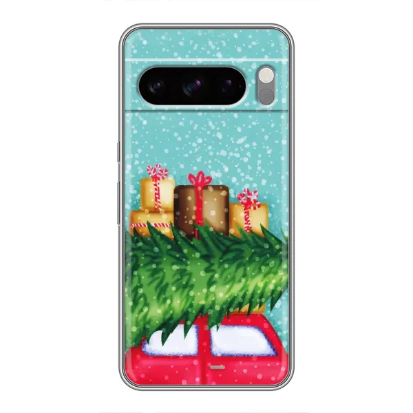 Чехол с рисунком «Новогодние подарки» для Google Pixel 8 Pro Чехол с рисунком «Новогодние подарки» для Google Pixel 8 Pro