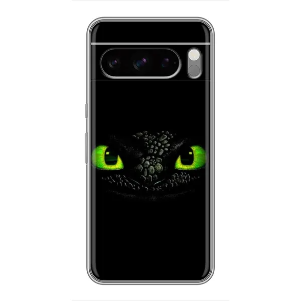 Чехол с рисунком «Глаза Беззубика» для Google Pixel 8 Pro Чехол с рисунком «Глаза Беззубика» для Google Pixel 8 Pro