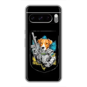 Чехол с принтом для Google Pixel 8 Pro (Патрон Воин)