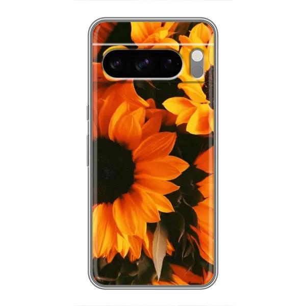 Чехол с рисунком «подсолнухи» для Google Pixel 8 Pro Чехол с рисунком «подсолнухи» для Google Pixel 8 Pro
