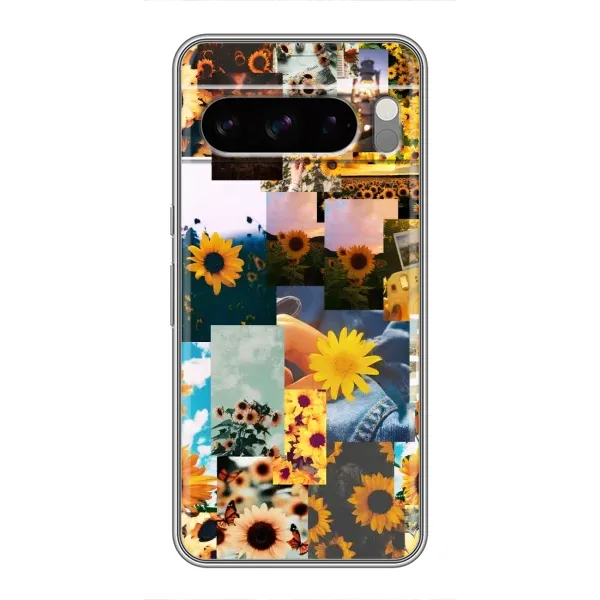 Чехол с рисунком «Подсолнуховый дизайн» для Google Pixel 8 Pro Чехол с рисунком «Подсолнуховый дизайн» для Google Pixel 8 Pro