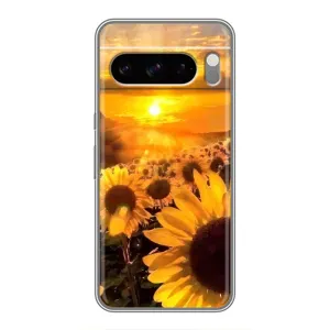 Чохол з Квітами для Google Pixel 8 Pro (поле соняшників)