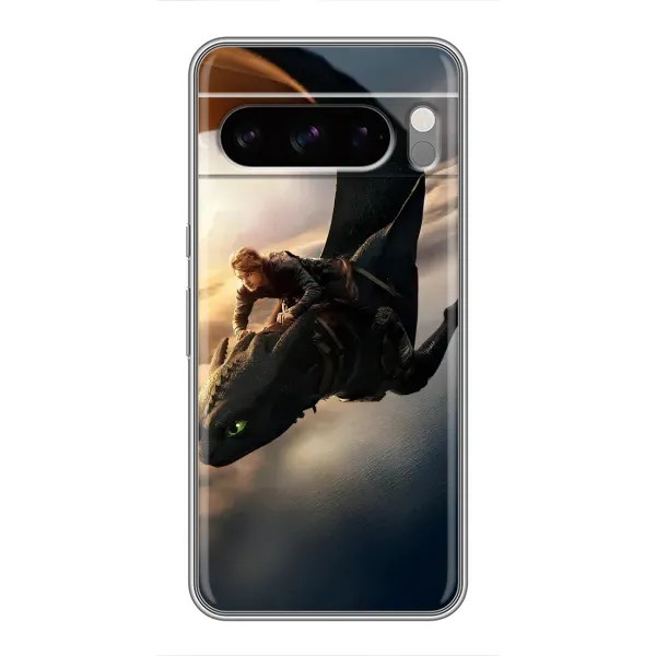 Чехол с рисунком «Полет Беззубика» для Google Pixel 8 Pro Чехол с рисунком «Полет Беззубика» для Google Pixel 8 Pro
