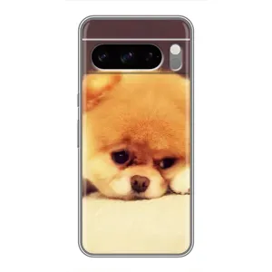Чехол (ТПУ) Милые собачки для Google Pixel 8 Pro (Померанский шпиц)