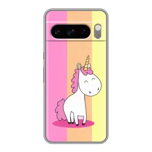 Чехол Unicorn на Google Pixel 8 Pro (Радужный Единорог)