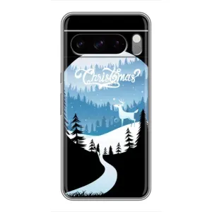 Силиконовый бампер на рождество для Google Pixel 8 Pro (Рождественский Олень)