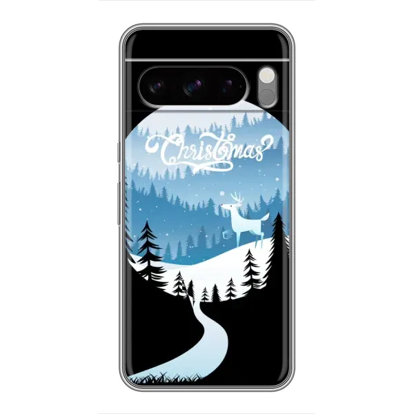 Чехол с рисунком «Рождественский Олень» для Google Pixel 8 Pro Чехол с рисунком «Рождественский Олень» для Google Pixel 8 Pro