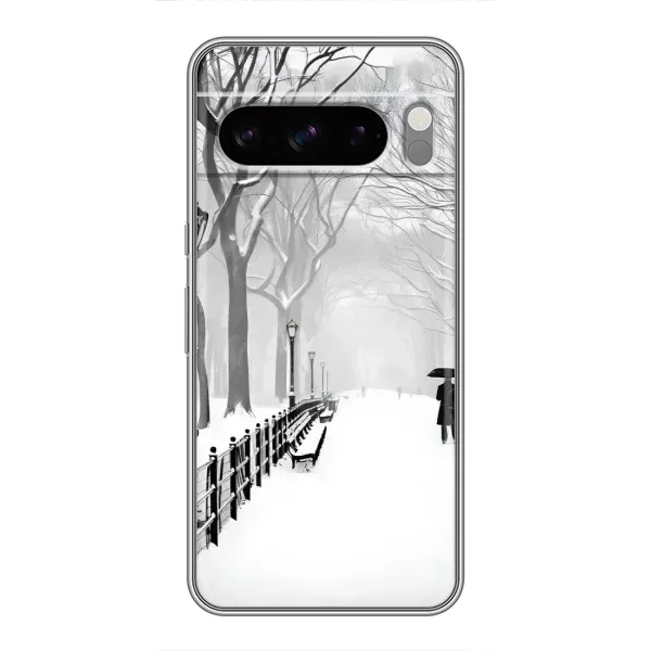 Чехол с рисунком «Снегом замело» для Google Pixel 8 Pro