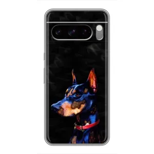 Бампер для Google Pixel 8 Pro с картинкой "Песики" (Собака Мопс)