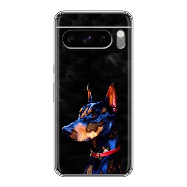 Чехол с рисунком «Собака Мопс» для Google Pixel 8 Pro Чехол с рисунком «Собака Мопс» для Google Pixel 8 Pro