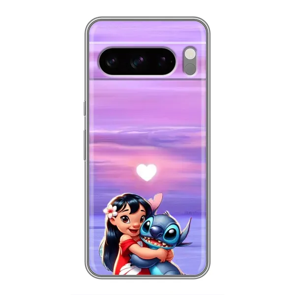 Чехол с рисунком «Стич и Лило» для Google Pixel 8 Pro Чехол с рисунком «Стич и Лило» для Google Pixel 8 Pro