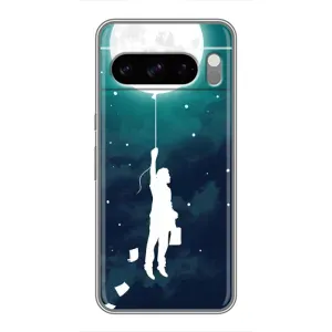 Чехол (ТПУ) с планетами на Google Pixel 8 Pro (To The moon)