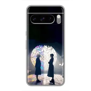 Чехлы с принтом Уэнсдей на Google Pixel 8 Pro (Уэнсдей и Энди)