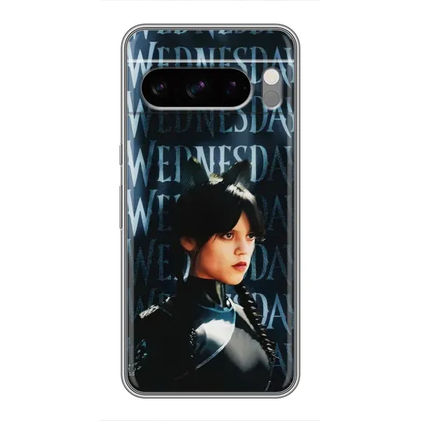 Чехол с рисунком «Уэнздей с ушками» для Google Pixel 8 Pro Чехол с рисунком «Уэнздей с ушками» для Google Pixel 8 Pro