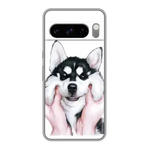 Бампер для Google Pixel 8 Pro с картинкой "Песики" (Собака Хаски)