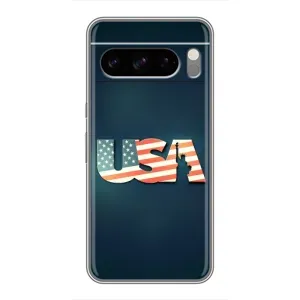 Чехол Флаг USA для Google Pixel 8 Pro