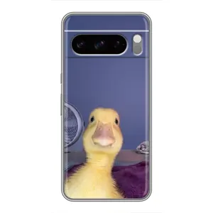 Бампер с принтом Мемы для Google Pixel 8 Pro (Утка)