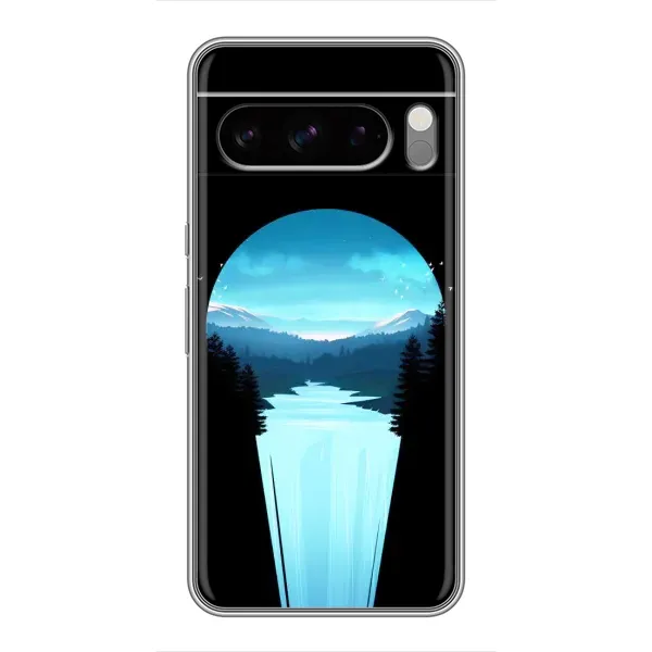 Чохол з малюнком «Синій Водоспад» для Google Pixel 8 Pro Чохол з малюнком «Синій Водоспад» для Google Pixel 8 Pro