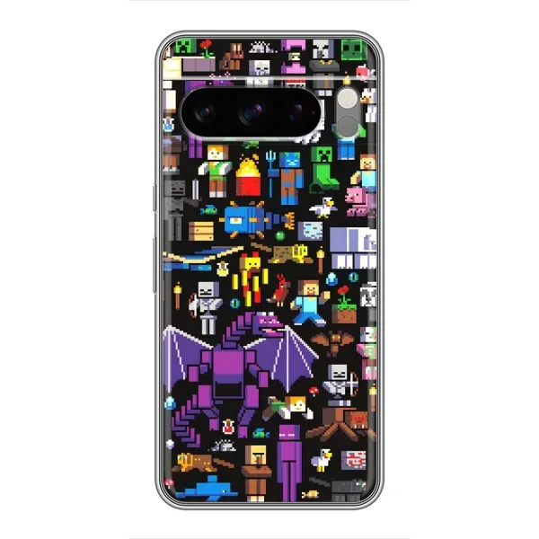 Чехол с рисунком «Все персонажи» для Google Pixel 8 Pro