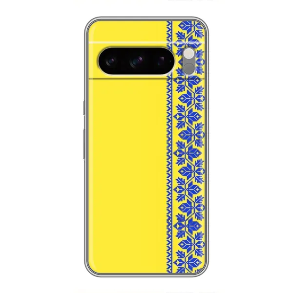Чехол с рисунком «Вышиванка на желтом» для Google Pixel 8 Pro Чехол с рисунком «Вышиванка на желтом» для Google Pixel 8 Pro