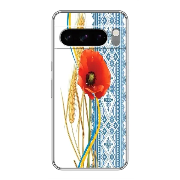 Чехол с рисунком «Вышиванка с цветком» для Google Pixel 8 Pro Чехол с рисунком «Вышиванка с цветком» для Google Pixel 8 Pro