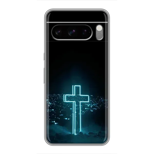 Чехол с рисунком «Яркий Крест» для Google Pixel 8 Pro Чехол с рисунком «Яркий Крест» для Google Pixel 8 Pro