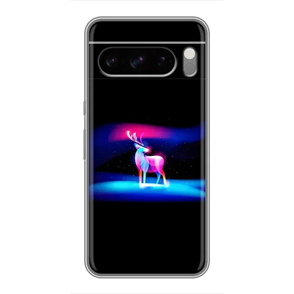 Чехол с рисунком «Яркий олень» для Google Pixel 8 Pro