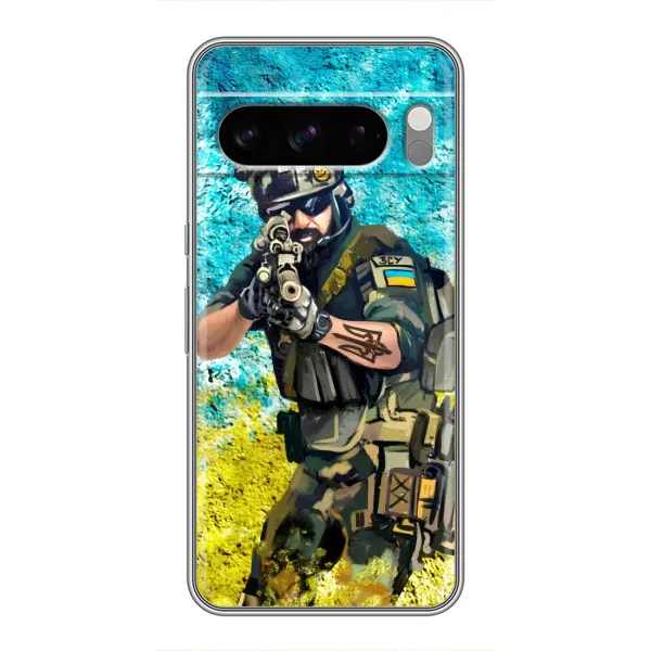 Чехол с рисунком «ЗСУ Воин» для Google Pixel 8 Pro Чехол с рисунком «ЗСУ Воин» для Google Pixel 8 Pro