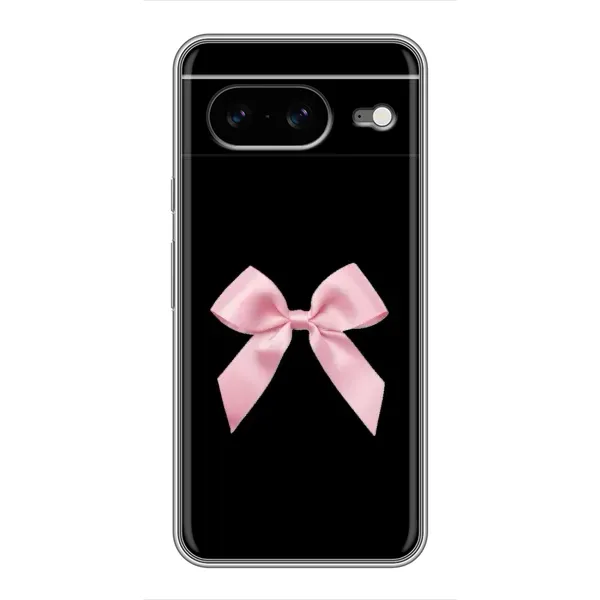 Чехол с рисунком «Бант на черном» для Google Pixel 8 Чехол с рисунком «Бант на черном» для Google Pixel 8
