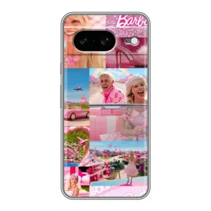Силиконовый Чехол Барби Фильм на Google Pixel 8 (Барби стиль)
