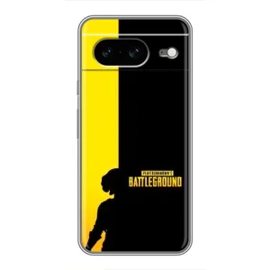 Чехол (TPU) с картинкой "Лого Пабг" на Гугул Пиксель 8 (Battlegrounds)