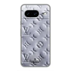 Текстурный Чехол Louis Vuitton для Гугул Пиксель 8 (Белый ЛВ)
