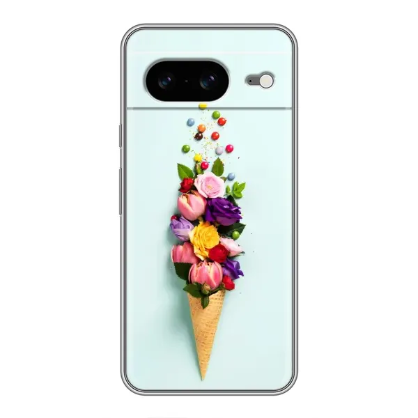 Чохол з малюнком «Квітка-морозиво» для Google Pixel 8 Чохол з малюнком «Квітка-морозиво» для Google Pixel 8