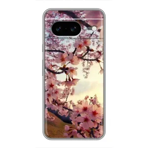 Чехол с принтом САКУРЫ на Google Pixel 8 (Цветущая сакура)
