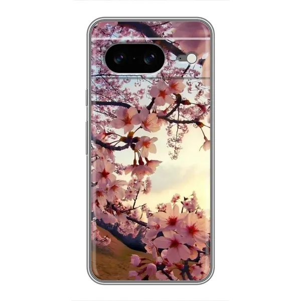 Чехол с рисунком «Цветущая сакура» для Google Pixel 8 Чехол с рисунком «Цветущая сакура» для Google Pixel 8