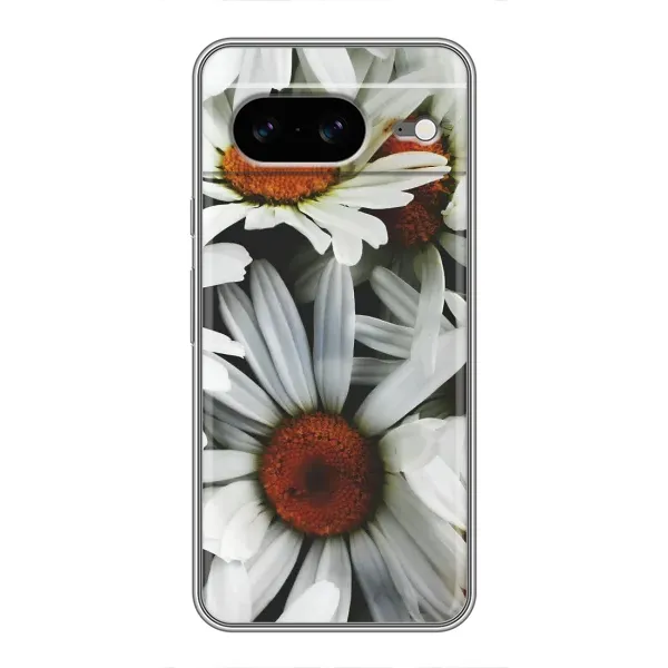 Чехол с рисунком «Цветы Ромашки» для Google Pixel 8