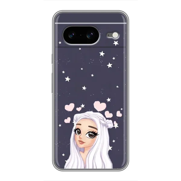 Чехол с рисунком «Девушка и сердечки» для Google Pixel 8 Чехол с рисунком «Девушка и сердечки» для Google Pixel 8