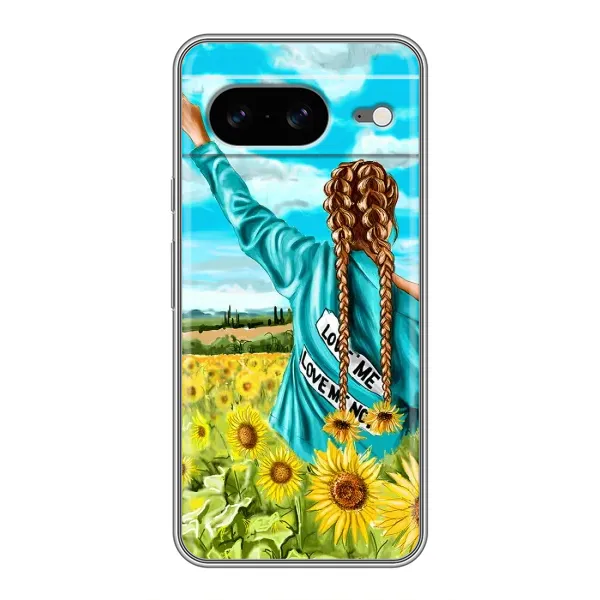 Чехол с рисунком «Девушка на поле» для Google Pixel 8 Чехол с рисунком «Девушка на поле» для Google Pixel 8